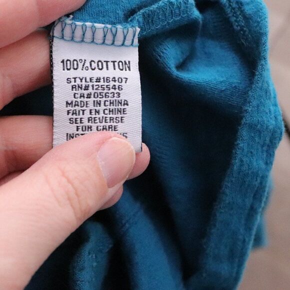 Habitat | Cowl Neck Cotton Long Sleeve Top - Picture 7 of 8